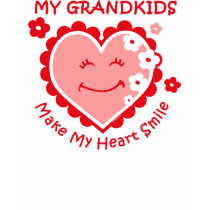 De T-shirt van Grandkids van de Glimlach van het h
