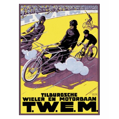 De T-shirt van vrouwen:  Het Ras van de motor & va door VintageCabaret
