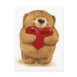 De teddybeer met "het Hart is van de Mijn"