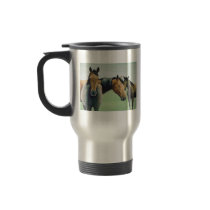 De Thermische Mok van de Kunst van "drie Paarden"