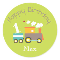 De Trein Cupcake Toppers van Choo van Choo/Sticker