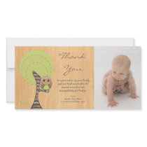 De uil dankt u de Nieuwe Gift Photocard van de Aan