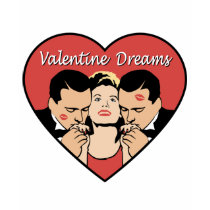 De valentijnskaart droomt t-shirt