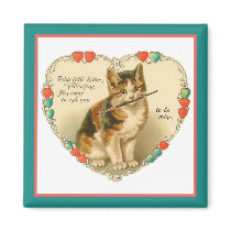 De Valentijnskaart van het katje