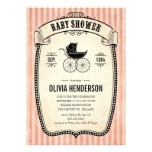 De Victoriaans Vintage Uitnodigingen van het Baby 