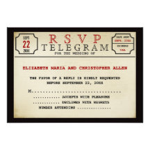 De vintage Aankondiging van de Stijl RSVP van het 