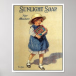 De vintage Advertentie van de Zeep van het Zonlich