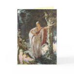 De vintage Kaart van de Groet Faerie