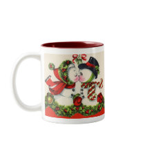 De vintage Kus van Kerstmis