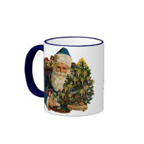 De vintage Mok van Kerstman