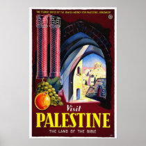 De vintage Posters van de Reis - Palestina, Jeruza