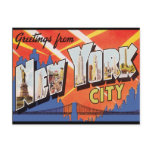 De Vintage Reis van de Stad van New York