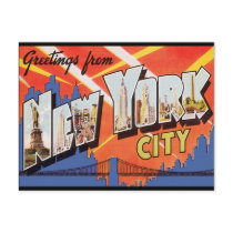 De Vintage Reis van de Stad van New York