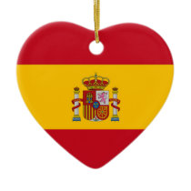 de vlag van Spanje Kerst Ornamenten