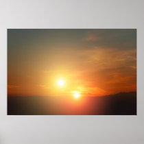 De Vreemde zonsondergang van NASAs Print
