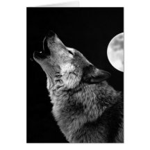 De Wolf die van BW bij Maan huilen Kaart