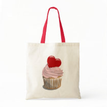 De zak van de de dag cupcake totalisator van de va canvas tas