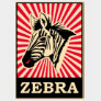 De Zebra van het pop-art t-shirts