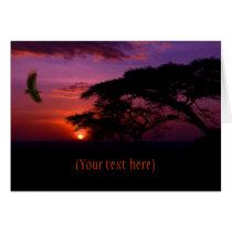 De Zonsondergang van Serengeti