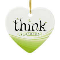 Denk Groen ornament