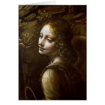 Detail van de Engel, van Virgin van Wenskaart