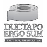Ductapo telt ergo op.  Ik leid band, daarom I am.
