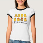 Durf Verschillende t-shirt te zijn