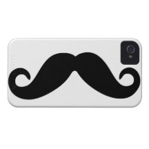 Een enkel Snor iPhone 4 Covers