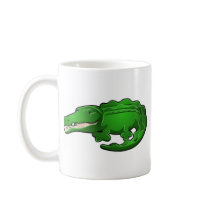 Een leuk Karakter van de Cartoon van de Alligator 