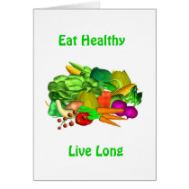 Eet Gezonde levende lange Veggie salade op kaart