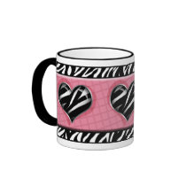 Elegant Mijn Mok van de Druk van het Hart Roze Ges