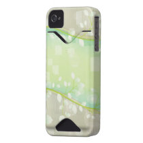 Elegant wit bloemenontwerp id iphone 4 case