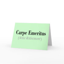 Emeritus Carpe (grijp Pensionering) Giften