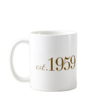 Est 1959 koffie mokken