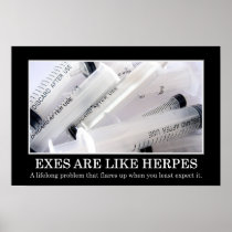 Exes is een levenslange ziekte u geen (l) kunt gen