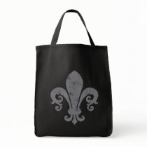 Fleur-DE-lis Canvas Tas