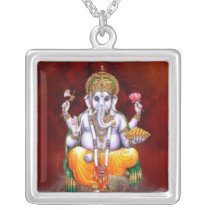 Ganesh en Geestelijke Wapens Gepersonaliseerde Ketting