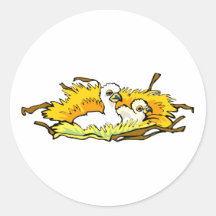 garphic de kuikens van de babyvisarend stickers