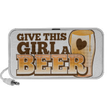 Geef dit meisje een Nd van het Bier Mini Speakers