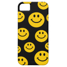 Geel Gezicht Smiley iPhone 5 Hoesje