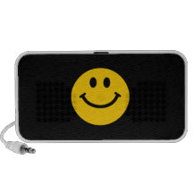 Geel Gezicht Smiley Mp3 Speakers