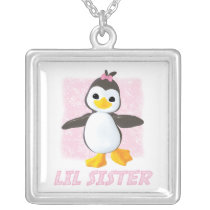 Gelukkige Pinguïn Weinig Zuster Hangertje