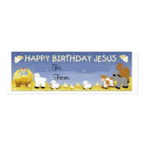 Gelukkige Verjaardag Jesus Gift Tag Card -