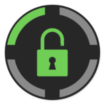 Geopende voltooiing stickers