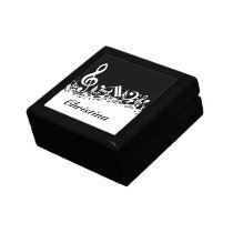 Gepersonaliseerd Dooreengegooid Trinket van Muziek