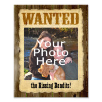 Gepersonaliseerd Gewild Poster, Grote Foto w/Text