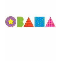 Gewatteerde T-shirt Obama