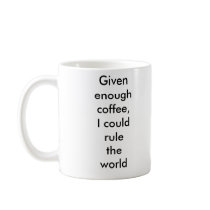 Gezien genoeg koffie beker