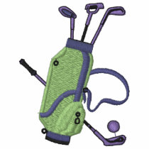 Golfclubs Geborduurd Overhemd