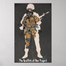 Graffiti van het Project van de Oorlog: De Reis va Plaat